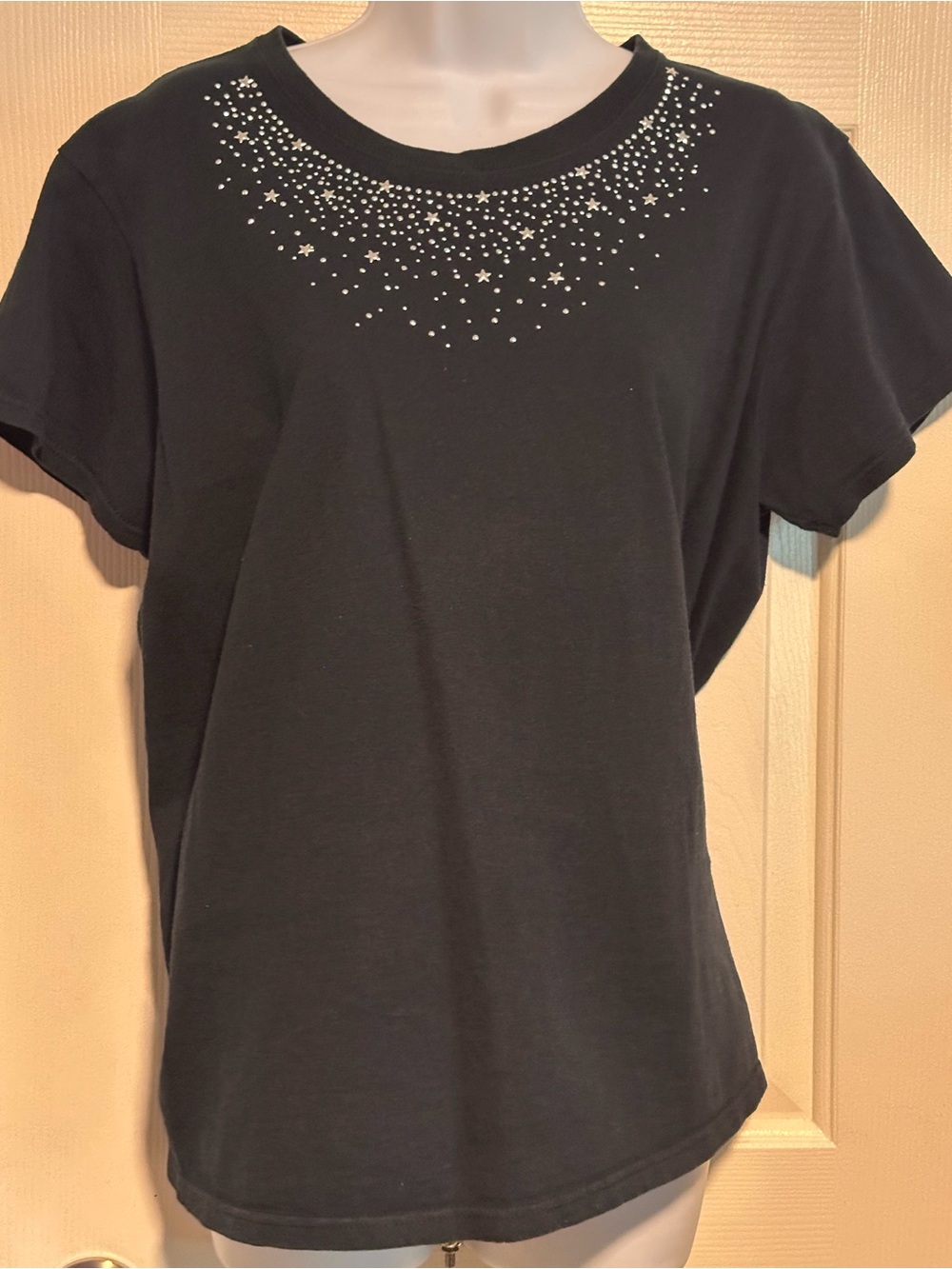 Set of 2 Bling Ladies T-Shirts Sz L - Picture 6 of 9